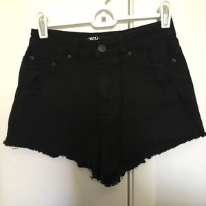 Urban outfitters BDG high waist black shorts